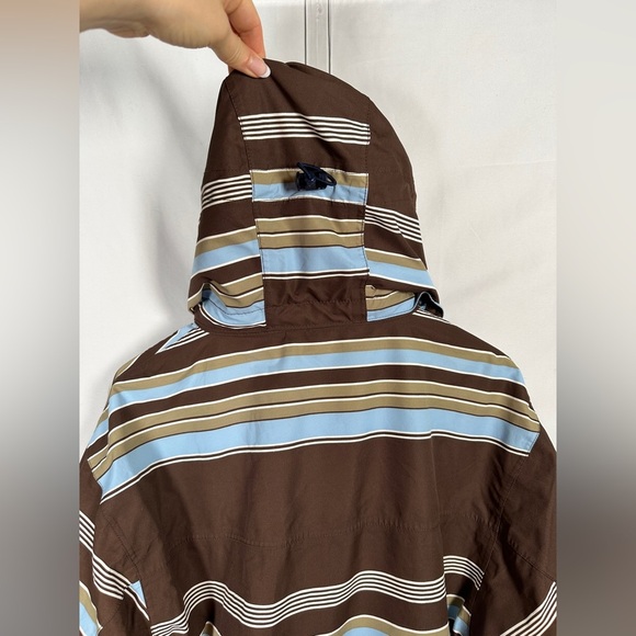 Foursquare snowboard shell jacket performance waterproof stripe Small - Picture 4 of 14